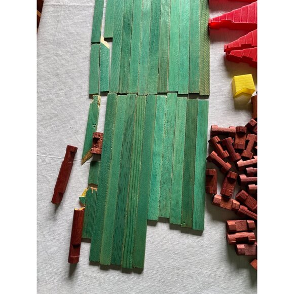 Vintage Lincoln Logs Frontierman Set Playskool 1974 Edition Original Box - Picture 10 of 16